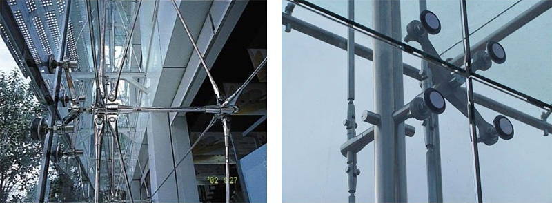 拉桿點(diǎn)支式玻璃幕墻 拉桿點(diǎn)支式玻璃幕墻